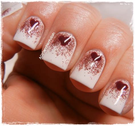 valentines day inspired nails